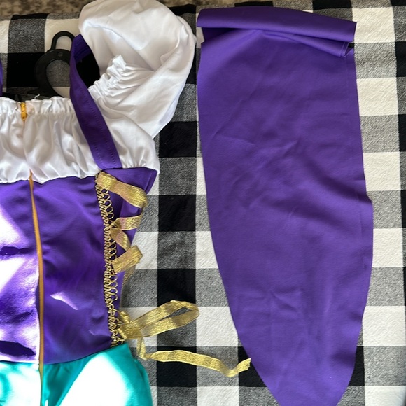 Gypsy Princess 2 Pc Costume Dress and Headscarf Jr Small Teen Small - Picture 4 of 8